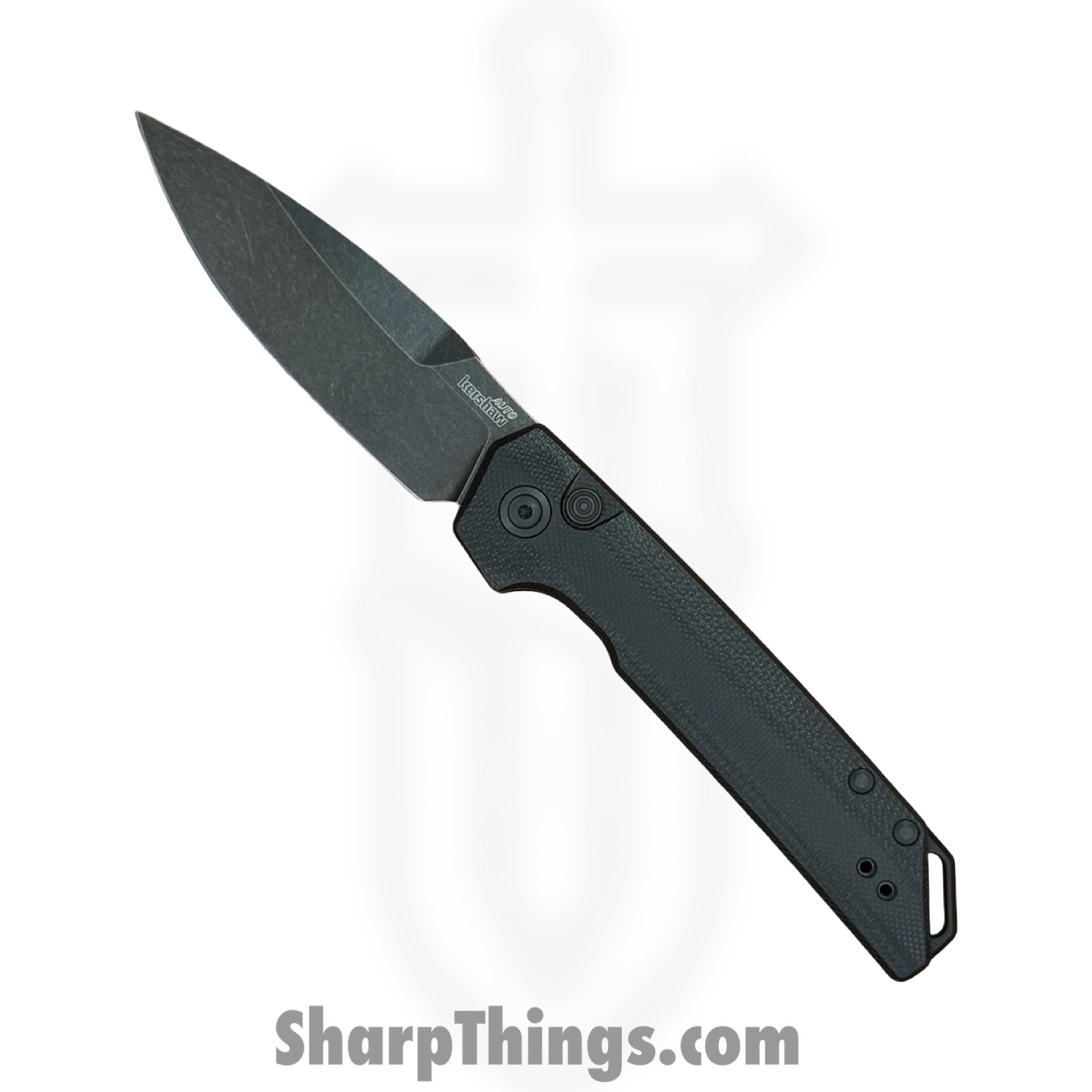 087171071305.jpg Kershaw - KS7038G10 - Auto Launch Iridium - Automatic Knife - CPM MagnaCut Blackwash Spear Point - G10 - Black - Image 1