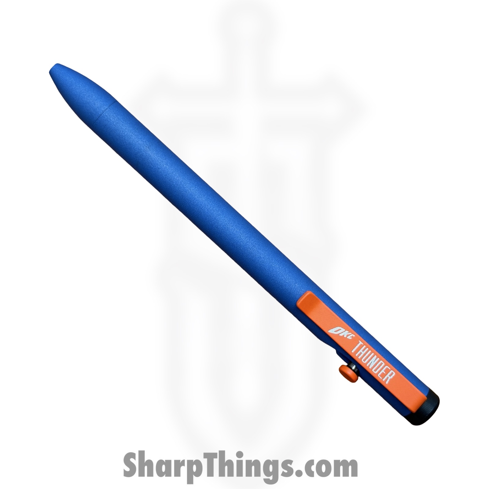 10BA1TTMOKC.jpg Tactile Turn - TT-OKC-001 - OKC Thunder Exclusive Bolt Action Standard - Coated Titanium - Blue / Orange - Image 1