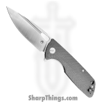 Klaken Knives - B04-GN-SL - Grani - Folding Knife - D2 Satin Drop Point - G-10 - Green