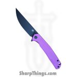 Klaken Knives - J336-PK-BK - The Flint - Folding Knife - 14C28N Coated Straight Back - G10 - Pink