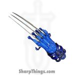VOC - HK-1551-BL - Death Skull Claw - 9 Inch Blades - Blue