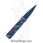 ProTech - 721-LH-WOODLAND  - Godson Left Hand - Automatic Knife - 154CM DLC Spear Point - Aluminum - Woodland Camo