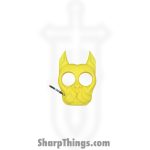 VOC - DG-YL - Brutus the Bull Dog - Public Safety Keychain - ABS - Yellow