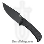 Hogue Knives - 35854 - Extrack XL - Fixed Blade Knife - CPM M4 Coated Clip Point - G10 - Black