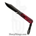 Jack Wolf Knives - BACKW-FX-01-KIR-TRU-BLD - Backwoods FIXedc - Fixed Blade Knife - S90V DLC Clip Point - Kirinite - True Blood