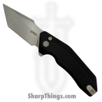 Kubey - KUB392A - Yokai - Folding Knife - 14C28N Stonewash Tanto - G10 - Black