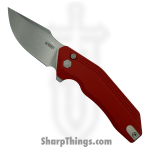 Kubey - KUB391E - Basillisk - Folding Knife - 14C28N Stonewash Tanto - G10 - Red