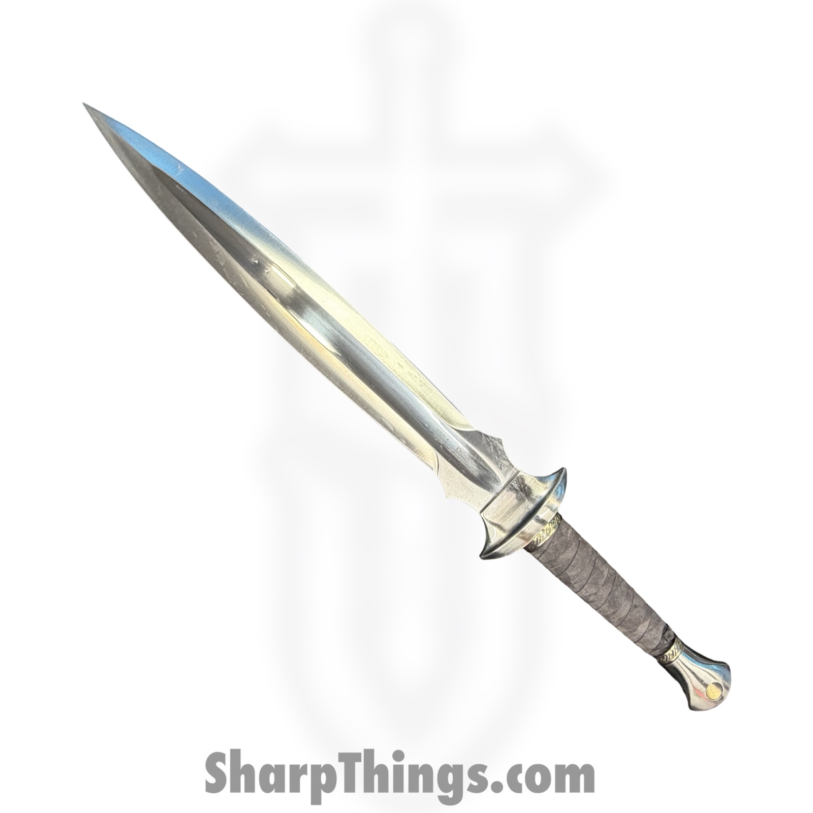 760729261402.jpg United Cutlery - UC2614 - LOTR Sword of Samwise - Stainless Satin Leaf - Leather - Black - Image 1