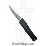 Microtech - 1146-10 - Combat Troodon Gen III - OTF Auto - M390MK Stonewash Interceptor - 6061-T6 Aluminum - Black