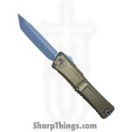 Microtech - 1144-10APTA - Combat Troodon Gen III - OTF Auto - M390MK Apocalyptic Tanto - Aluminum - Tan