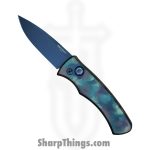 ProTech - DUKE2103-WOODLAND - DUKE 2 - Automatic Knife - CPM MagnaCut DLC Drop Point - Aluminum - Woodland Camo