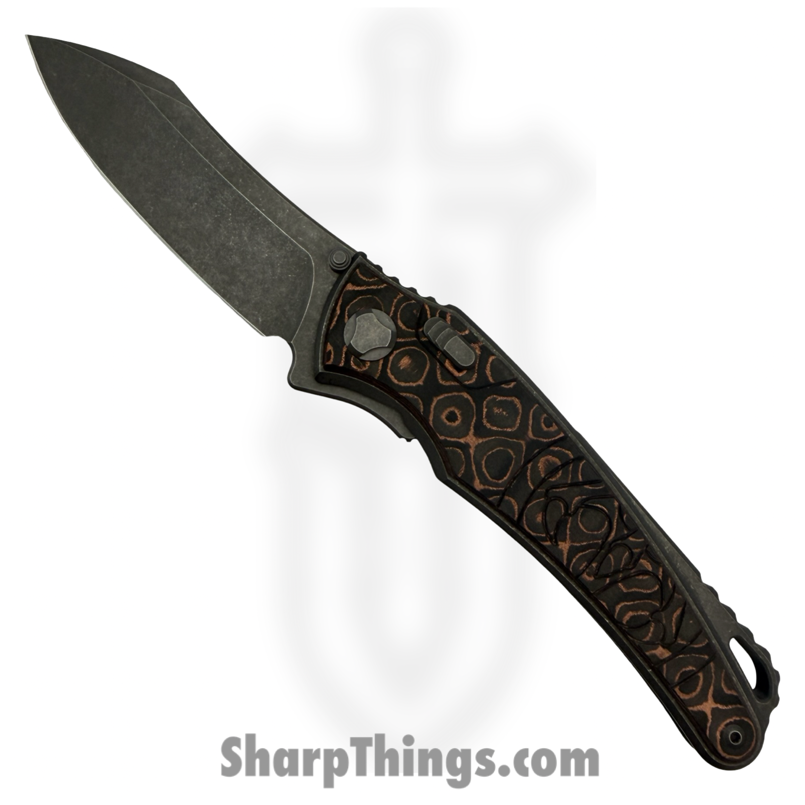 HKD-TALON-UC.png Hawk Knife Designs - HKD-TALON-UC - G&G Hawk - Talon - Folding Knife - Wharncliffe Tumbled M390 - Ano Ti - Uni Copper - Image 1