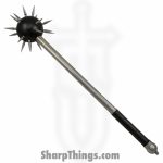 VOC - MB-01-BK - 35 Inch Medieval Battle Mace Ball w/ Spikes - Stainless - Steel - Black
