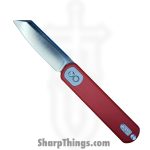 Vosteed - A0726 - Corgi Trek Lock - Folding Knife - 14C28N Satin Sheepsfoot - G10 - Red