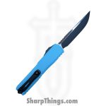 Microtech - 11214-1CN - Ultratech Gen IV - OTF Auto - M390MK Two Tone Drop Point - Aluminum - Cyan - Image 2