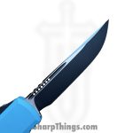 Microtech - 11214-1CN - Ultratech Gen IV - OTF Auto - M390MK Two Tone Drop Point - Aluminum - Cyan - Image 6
