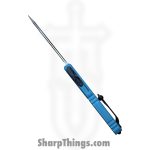 Microtech - 11234-1CN - Ultratech Gen IV - OTF Auto - M390MK Two Tone Tanto - Aluminum - Cyan - Image 5