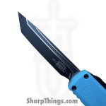 Microtech - 11234-1CN - Ultratech Gen IV - OTF Auto - M390MK Two Tone Tanto - Aluminum - Cyan - Image 7