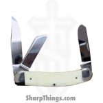 Case Cutlery - 13318 - Sowbelly - Folding Knife - Stainless Satin Multi - Bone - White - Image 2