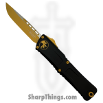 Microtech - 1143-1CYSK - Combat Troodon Gen III - OTF Auto - M390MK Coated Drop Point - 6061-T6 Aluminum - Corvette Yellow