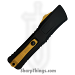 Microtech - 1143-1CYSK - Combat Troodon Gen III - OTF Auto - M390MK Coated Drop Point - 6061-T6 Aluminum - Corvette Yellow - Image 4