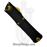 Microtech - 1143-1CYSK - Combat Troodon Gen III - OTF Auto - M390MK Coated Drop Point - 6061-T6 Aluminum - Corvette Yellow - Image 3