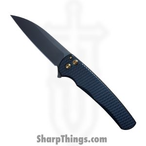 ProTech - 5336-LTD SG RGH - Malibu Flipper - Folding Knife - CPM MagnaCut Rose Gold Wharncliffe - Dragon Scale Aluminum - Black