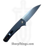 ProTech - 5336-LTD SG RGH - Malibu Flipper - Folding Knife - CPM MagnaCut Rose Gold Wharncliffe - Dragon Scale Aluminum - Black - Image 2