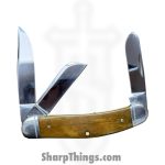 Case Cutlery - 58210 - Sowbelly - Folding Knife - Stainless Satin Multi - Bone - White - Image 2