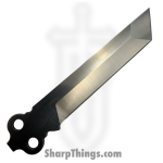 VOC - BK156 - Butterfly Knife Kit - Balisong - 440 SS Satin Tanto Live/Trainer - Aluminum - Green - Image 3