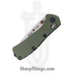 Buck - BU790GRS - Mini Range Elite - Folding Knife - CPM MagnaCut Satin Drop Point - Aluminum - Green - Image 4