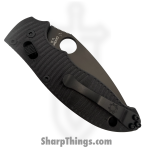 Spyderco - SC101GMCBKP2 - Manix 2 Salt - Folding Knife - CPM MagnaCut DLC Leaf - FRN - Black - Image 4