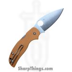 Spyderco - C123GBORP - Sage 5 - Folding Knife - REX121 Satin Spear Point - G10 - Orange - Image 2