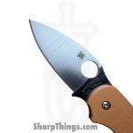 Spyderco - C123GBORP - Sage 5 - Folding Knife - REX121 Satin Spear Point - G10 - Orange - Image 5