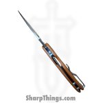 Spyderco - C123GBORP - Sage 5 - Folding Knife - REX121 Satin Spear Point - G10 - Orange - Image 6