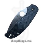 Spyderco - C123PBK - Sage 5 - Folding Knife - S30V Satin Spear Point - FRN - Black - Image 3