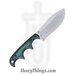 CRKT - CR2376 - Minimalist - Fixed Blade Knife - D2 Stonewash Nessmuk - Micarta - Green Black - Image 2