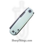 Vero Engineering - VeAvid2BWJD - Avid 2 - Folding Knife - S45VN Blackwash Cleaver - G10 - Jade - Image 3