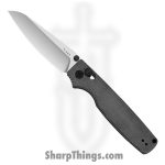 Kizer Cutlery - KIV36052SA1 - Original 2 - Folding Knife - 14C28N Satin Sheepsfoot - Canvas Micarta - Black