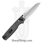 Kizer Cutlery - KIV36052SA1 - Original 2 - Folding Knife - 14C28N Satin Sheepsfoot - Canvas Micarta - Black - Image 2