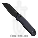 Kizer Cutlery - KIV36192CS1 - Drop Bear 2 - Folding Knife - Nitro-V Coated Sheepsfoot - Canyon Richlite - Blue