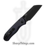 Kizer Cutlery - KIV36192CS1 - Drop Bear 2 - Folding Knife - Nitro-V Coated Sheepsfoot - Canyon Richlite - Blue - Image 2