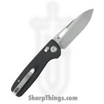 Kubey - KUB248F - Bluff - Folding Knife - 14C28N Blasted Drop Point - G10 - Black - Image 2