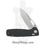 Kubey - KUB248F - Bluff - Folding Knife - 14C28N Blasted Drop Point - G10 - Black - Image 3
