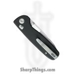 Kubey - KUB248F - Bluff - Folding Knife - 14C28N Blasted Drop Point - G10 - Black - Image 4