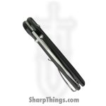 Kubey - KUB248F - Bluff - Folding Knife - 14C28N Blasted Drop Point - G10 - Black - Image 5
