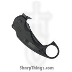 Kubey - KUB439F - Jaw - Folding Knife - 14C28N Stonewash Tanto - G10 - Black - Image 3