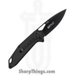 Mtech Knives - MT-A2038BK - Spring Assisted Folding Knife - Assisted Open Knife - Stainless Steel Satin Drop Point - Aluminum - Black - Image 2