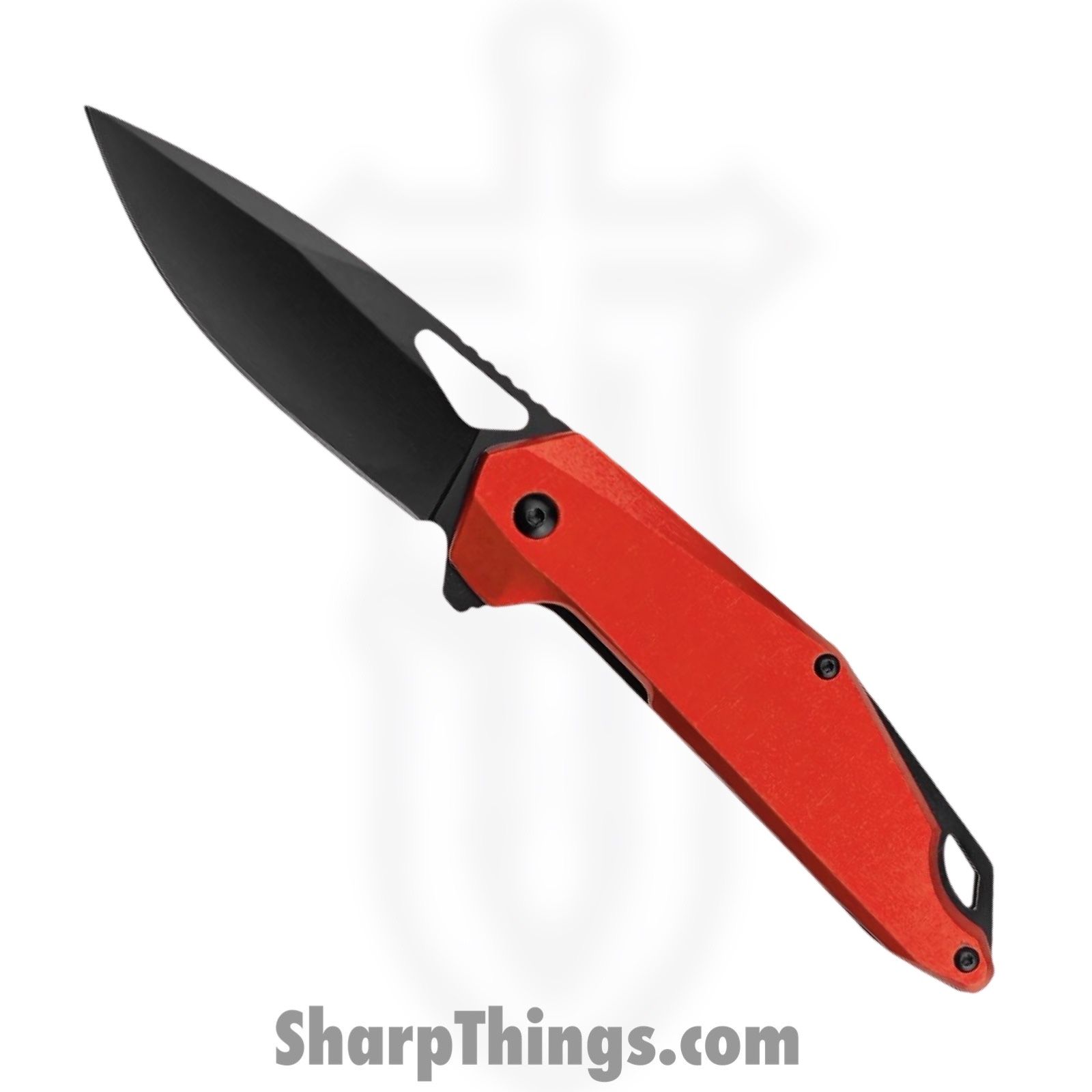 MT-A2038RD_1 Mtech Knives - MT-A2038RD - Spring Assisted Folding Knife - Assisted Open Knife - Stainless Steel Satin Drop Point - Aluminum - Red - Image 1