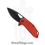 Mtech Knives - MT-A2040RD - Spring Assisted Folding Knife - Assisted Open Knife - Stainless Steel Satin Drop Point - Aluminum - Red
